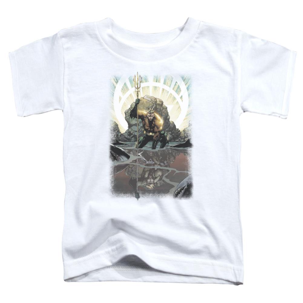 Justice League Of America Brightest Day Aquaman Toddler 18/1 Cotton Short-Sleeve T-Shirt