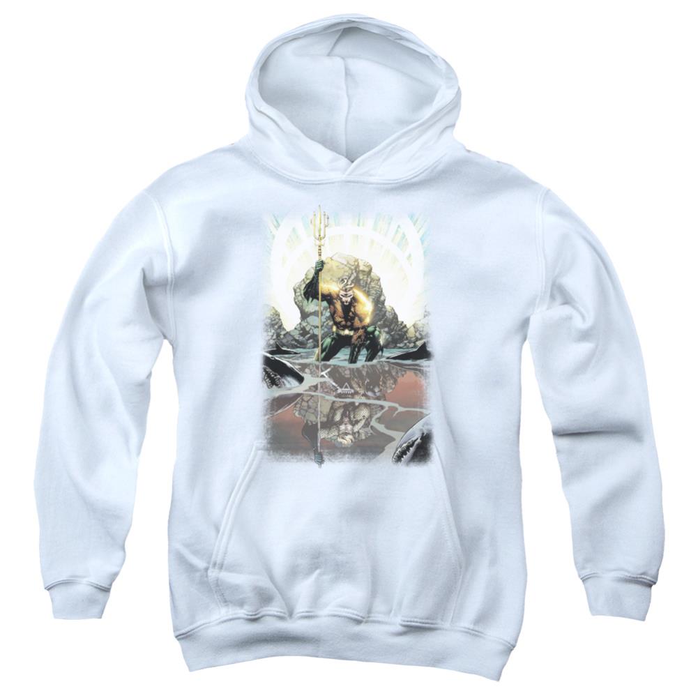 Justice League Of America Brightest Day Aquaman Youth Cotton Poly Pull-Over Hoodie