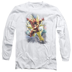 Justice League Of America Brightest Day Flash Men's 18/1 Cotton Long-Sleeve T-Shirt