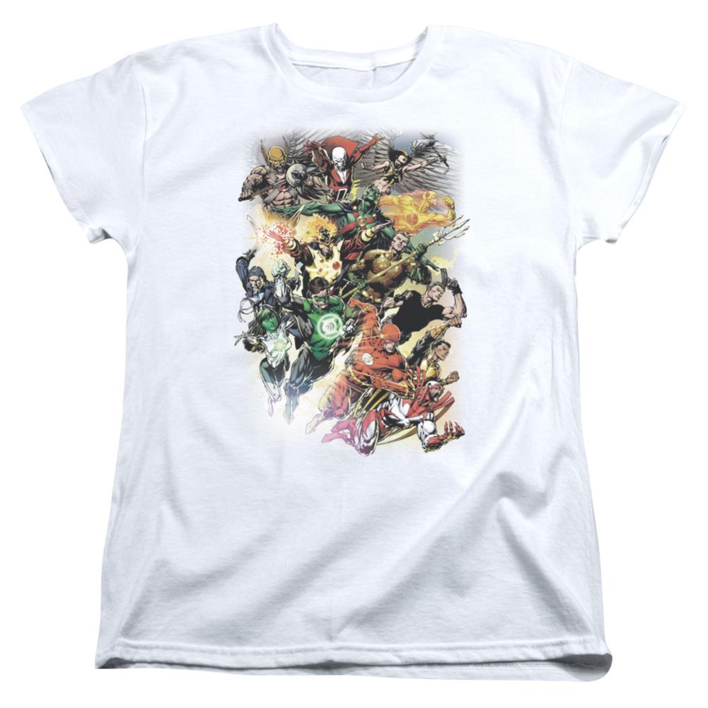Justice League Of America Brightest Day #0 Women's 18/1 Cotton Short-Sleeve T-Shirt