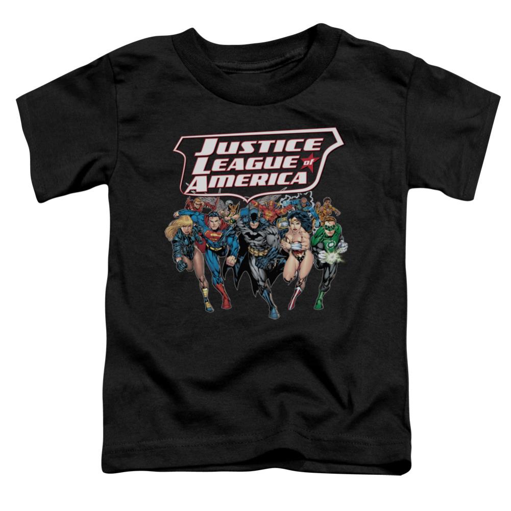 Justice League Of America Charging Justice Toddler 18/1 Cotton Short-Sleeve T-Shirt
