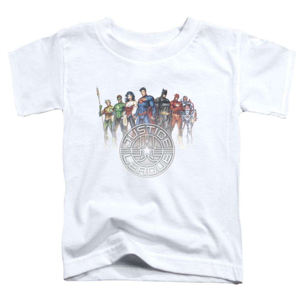 Justice League Of America Circle Crest Toddler 18/1 Cotton Short-Sleeve T-Shirt