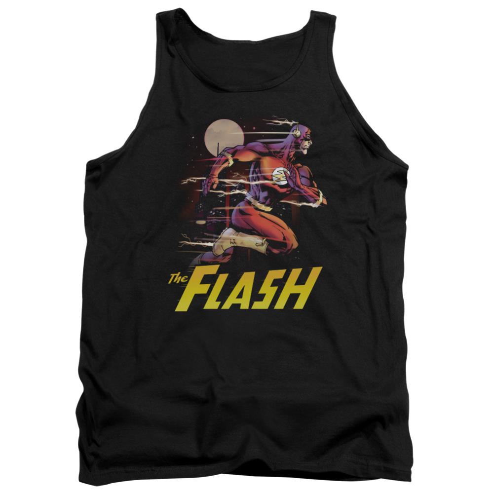 Justice League Of America City Run Men's 18/1 Cotton Tank Top