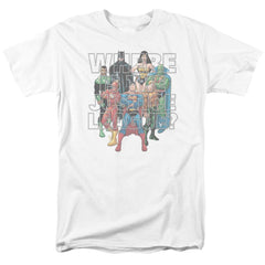Justice League Of America Classified #1 Cover Men's 18/1 Cotton Short-Sleeve T-Shirt