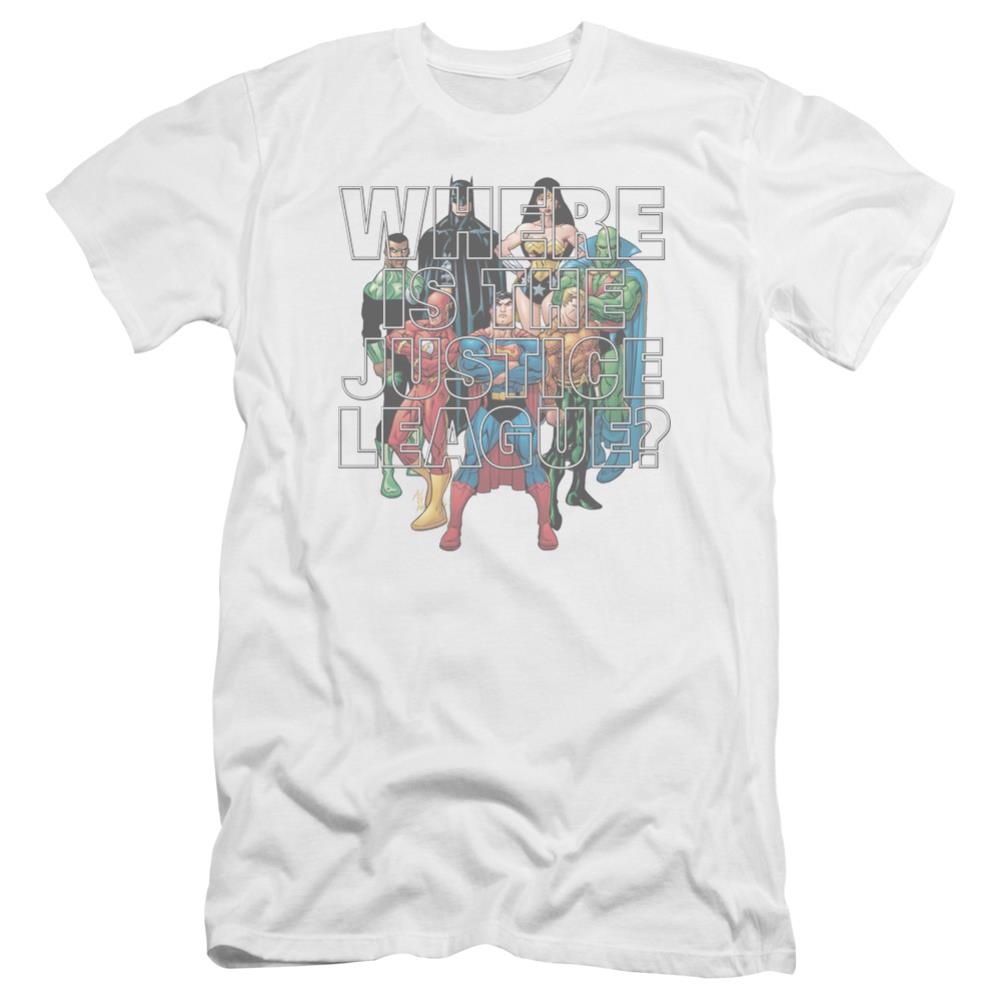 Justice League Of America Classified #1 Cover Men's Ultra-Soft 30/1 Cotton Slim Short-Sleeve T-Shirt