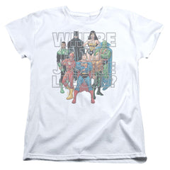 Justice League Of America Classified #1 Cover Women's 18/1 Cotton Short-Sleeve T-Shirt