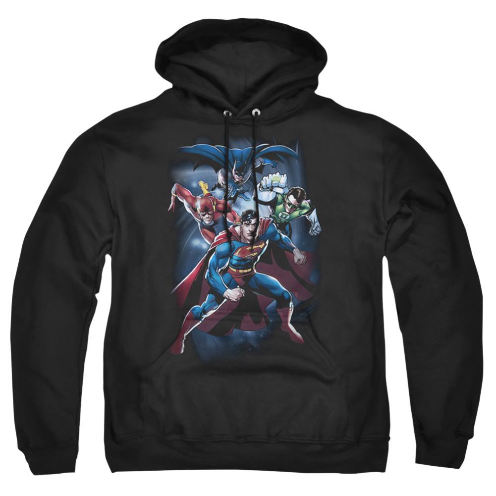 Justice League Of America Cosmic Crew Men's Pull-Over 75 25 Poly Hoodie