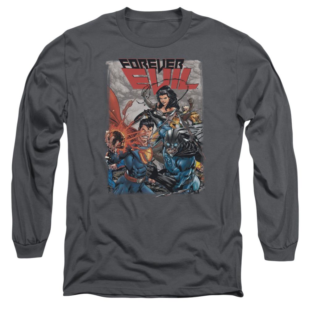 Justice League Of America Crime Syndicate Men's 18/1 Cotton Long-Sleeve T-Shirt