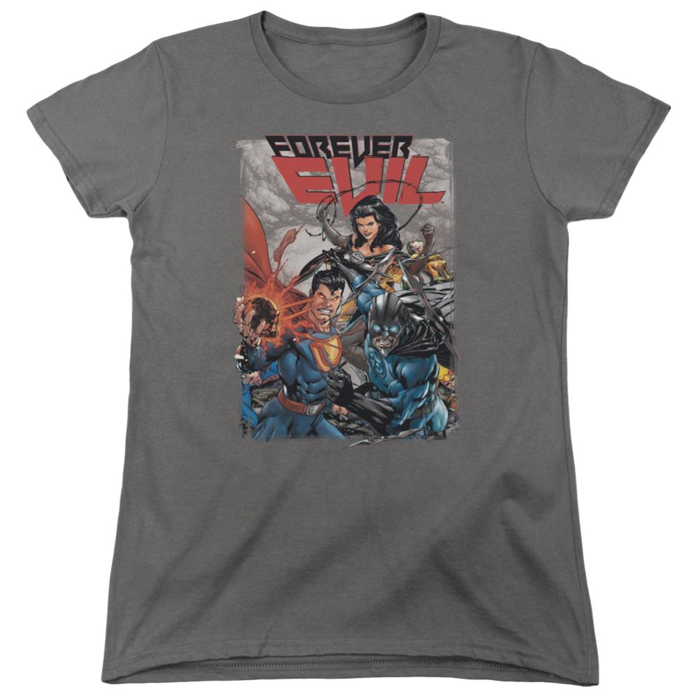 Justice League Of America Crime Syndicate Women's 18/1 Cotton Short-Sleeve T-Shirt