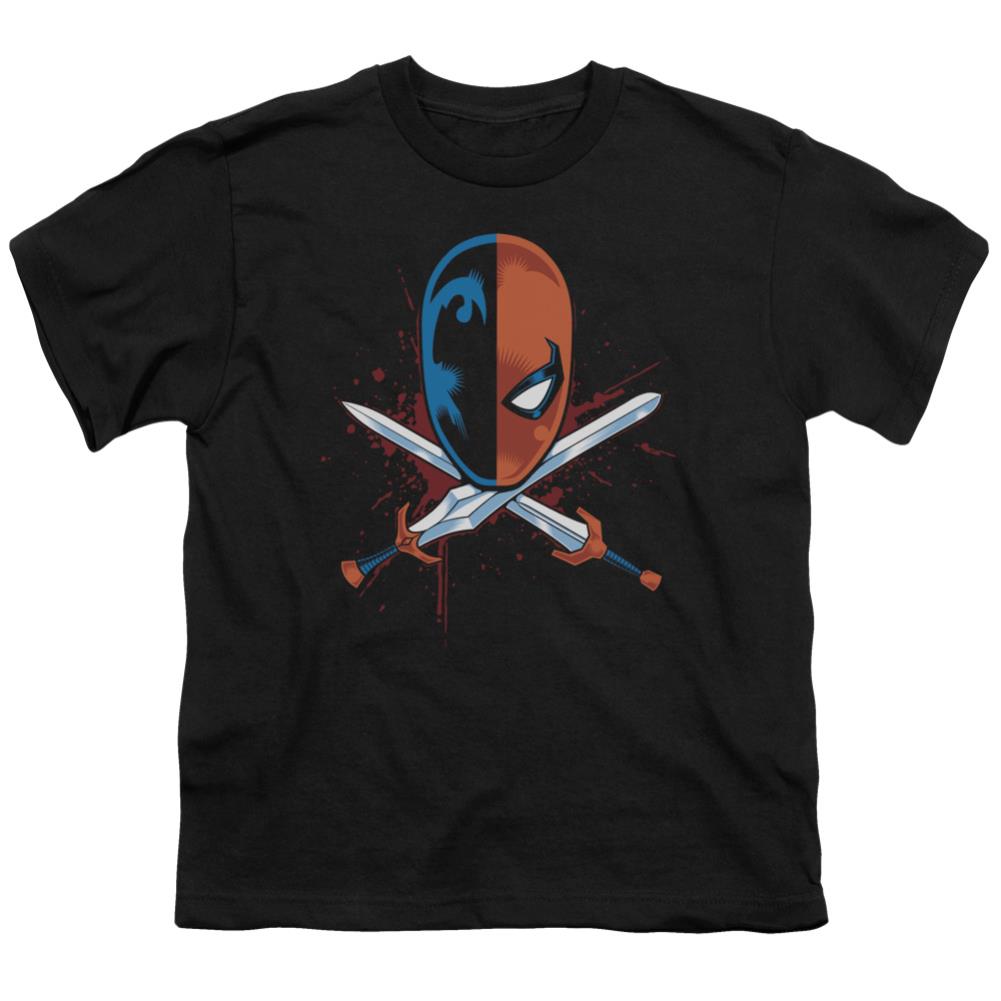 Justice League Of America Crossed Swords Youth 18/1 100% Cotton Short-Sleeve T-Shirt