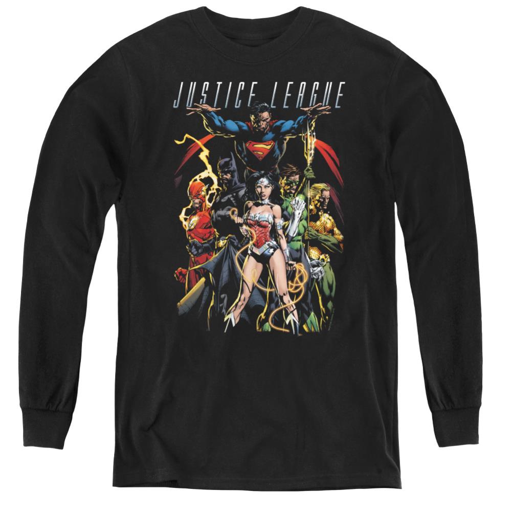 Justice League Of America Dark Days Youth Long-Sleeve T-Shirt