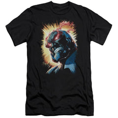 Justice League Of America Darkseid Is Men's Ultra-Soft 30/1 Cotton Slim Short-Sleeve T-Shirt
