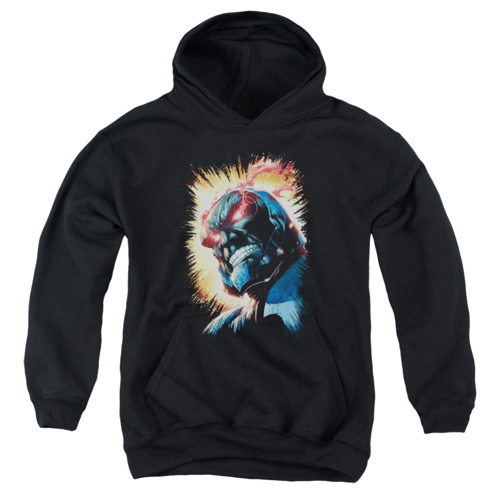 Justice League Of America Darkseid Is Youth Cotton Poly Pull-Over Hoodie
