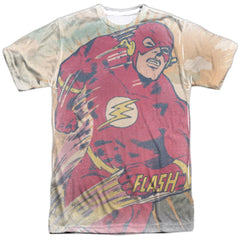 Justice League Of America Daytime Run Men's Regular Fit Polyester Short-Sleeve T-Shirt