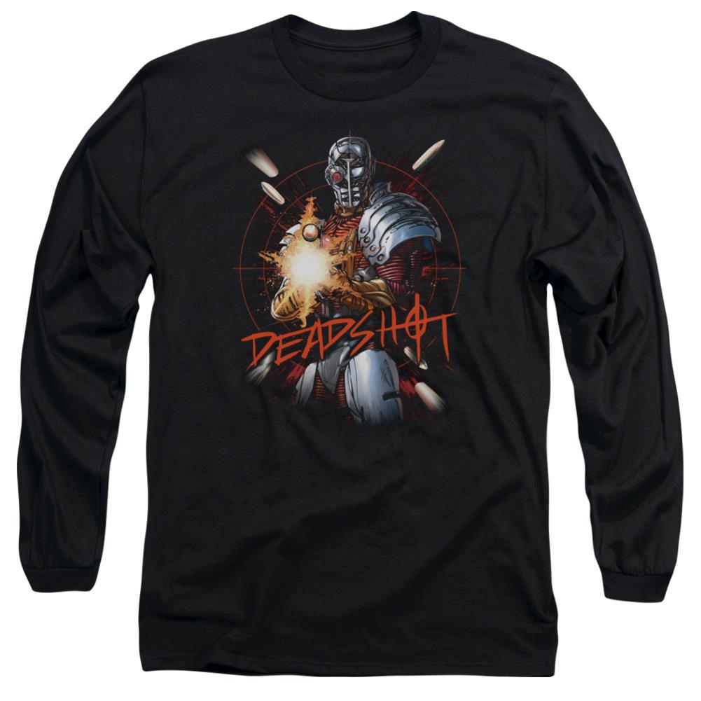 Justice League Of America Deadshot Men's 18/1 Cotton Long-Sleeve T-Shirt