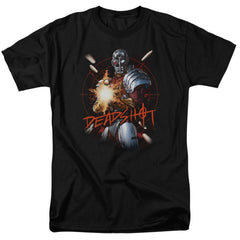 Justice League Of America Deadshot Men's 18/1 Cotton Short-Sleeve T-Shirt