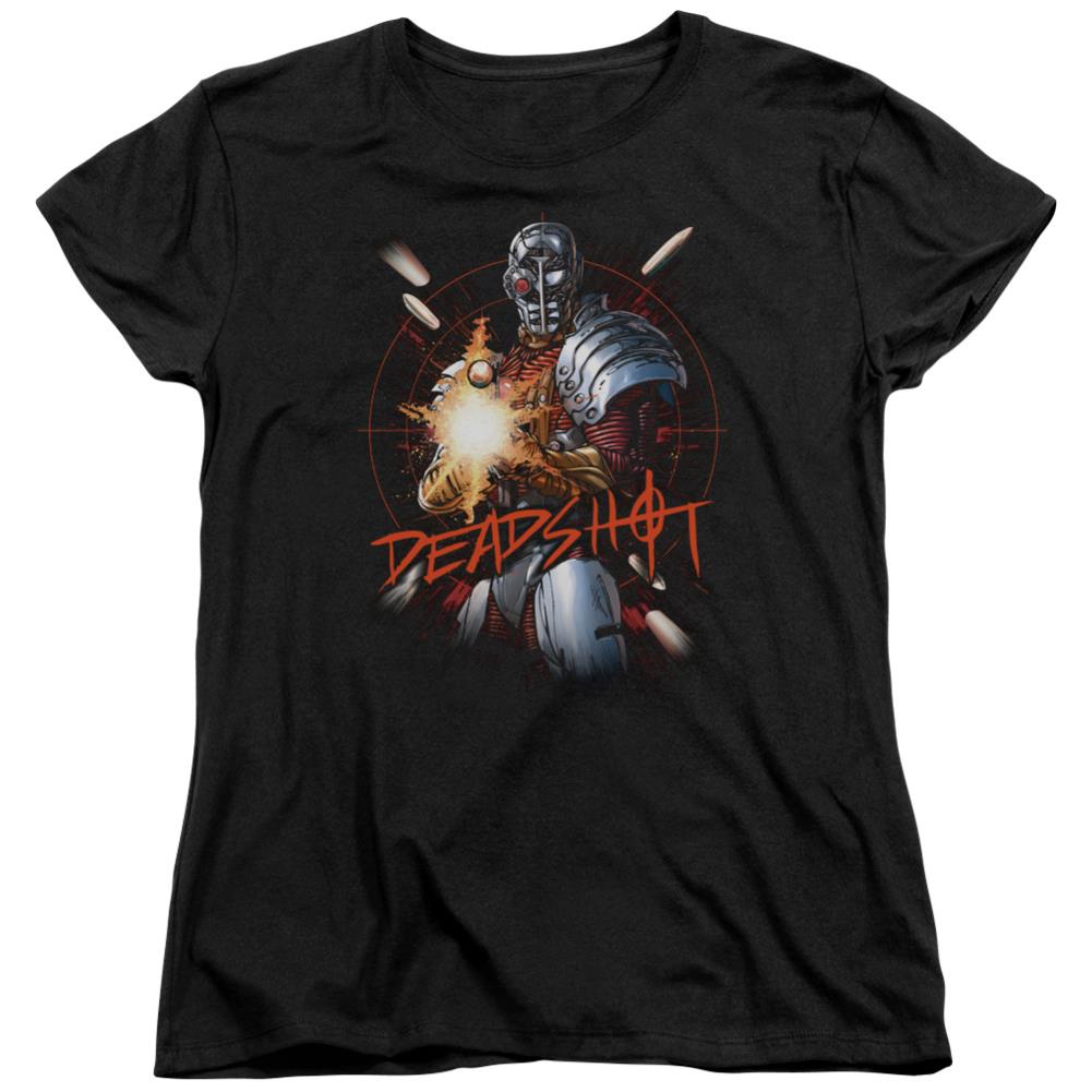 Justice League Of America Deadshot Women's 18/1 Cotton Short-Sleeve T-Shirt