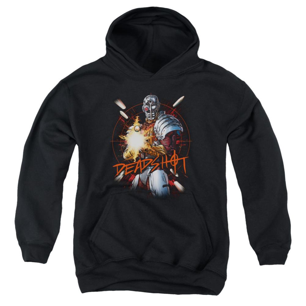 Justice League Of America Deadshot Youth Cotton Poly Pull-Over Hoodie