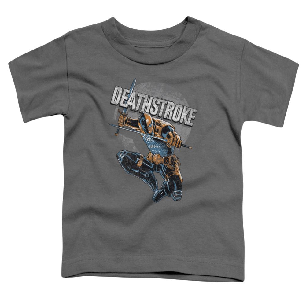 Justice League Of America Deathstroke Retro Toddler 18/1 Cotton Short-Sleeve T-Shirt