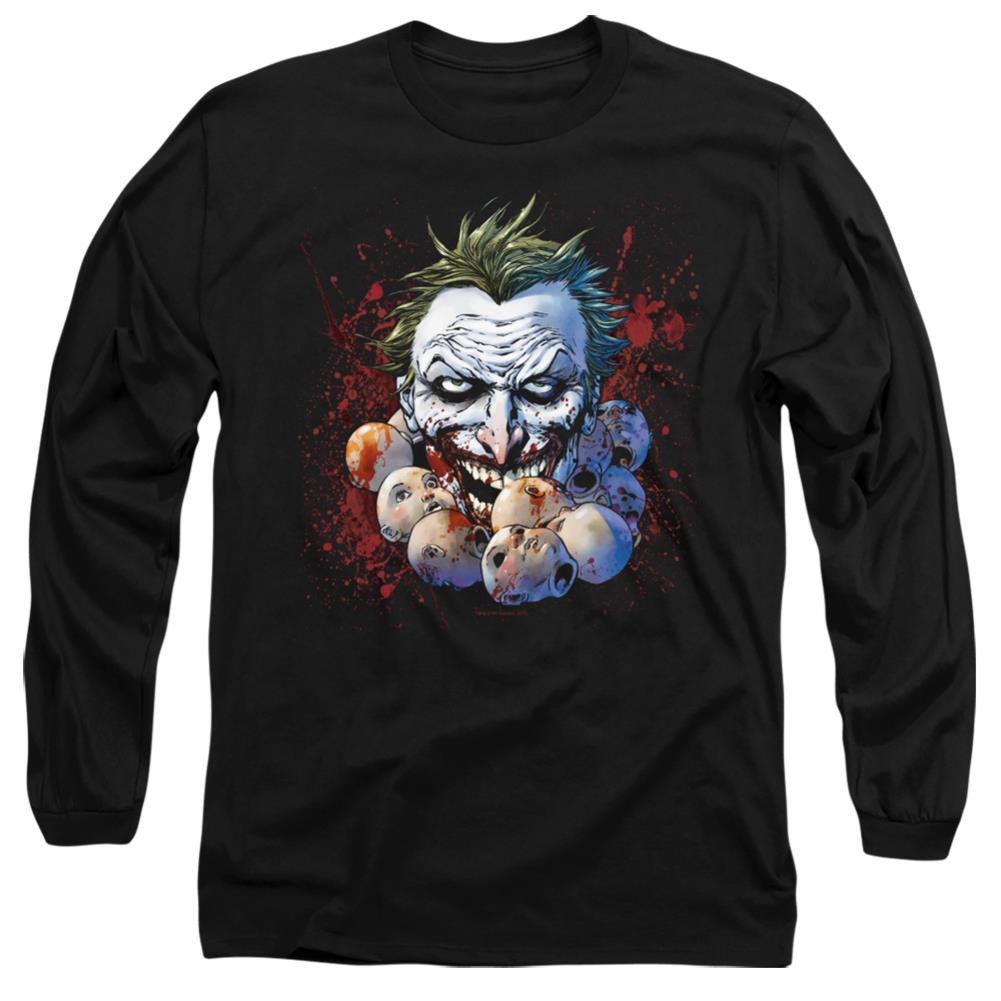 Justice League Of America Doll Heads Men's 18/1 Cotton Long-Sleeve T-Shirt