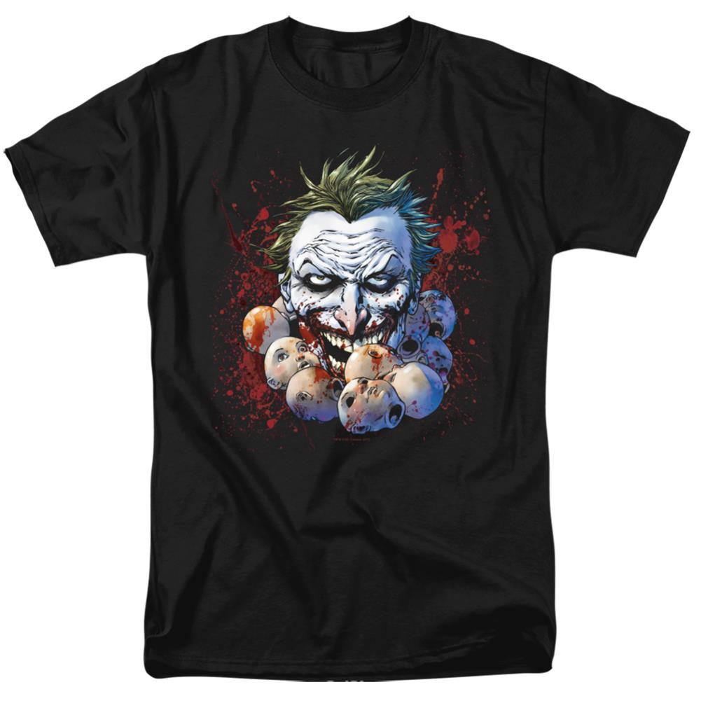 Justice League Of America Doll Heads Men's 18/1 Cotton Short-Sleeve T-Shirt