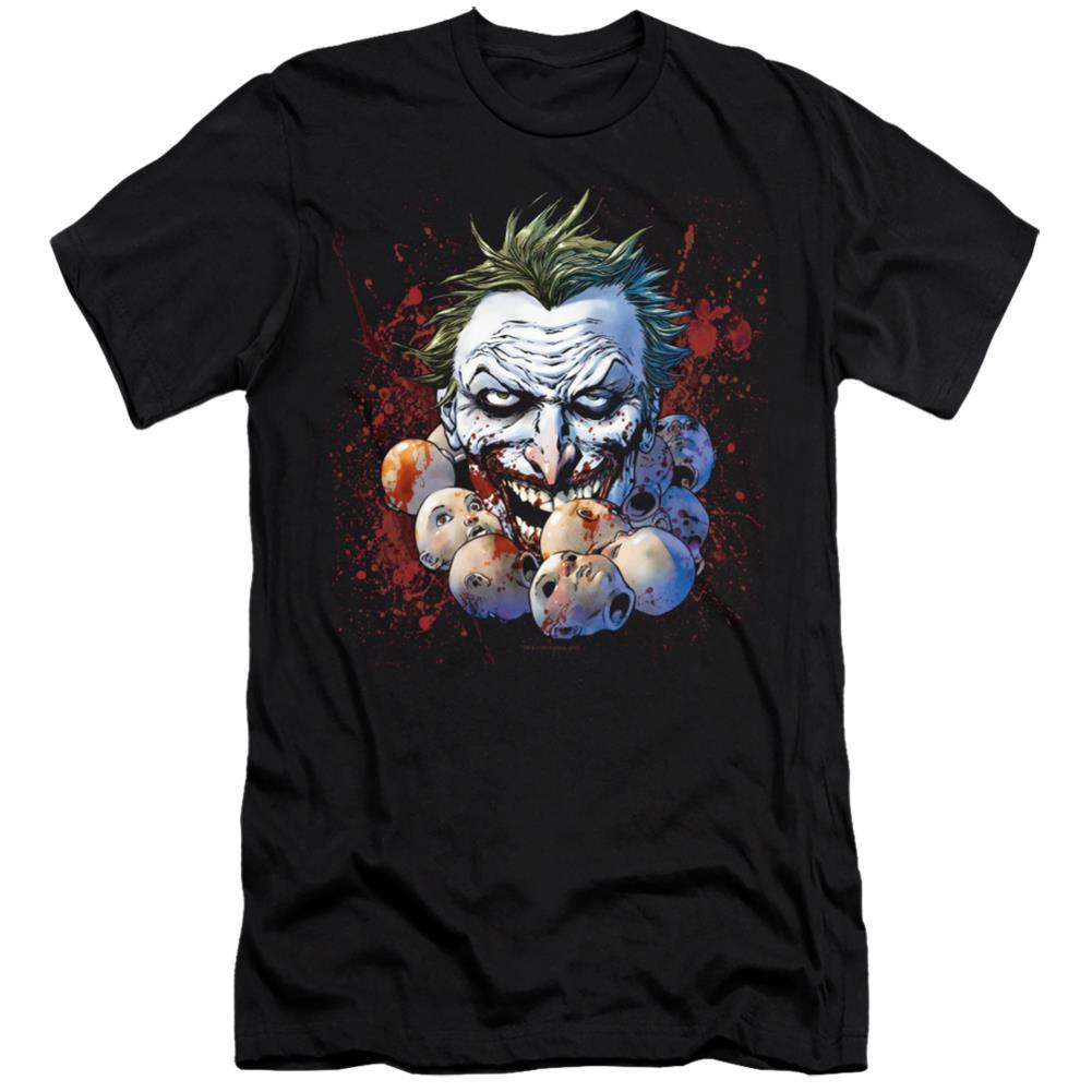 Justice League Of America Doll Heads Men's Ultra-Soft 30/1 Cotton Slim Short-Sleeve T-Shirt