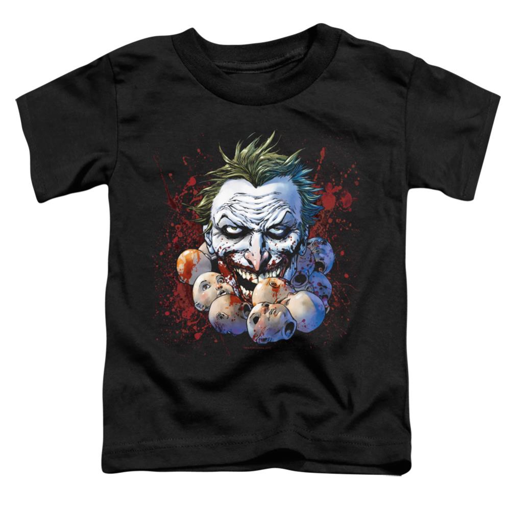 Justice League Of America Doll Heads Toddler 18/1 Cotton Short-Sleeve T-Shirt