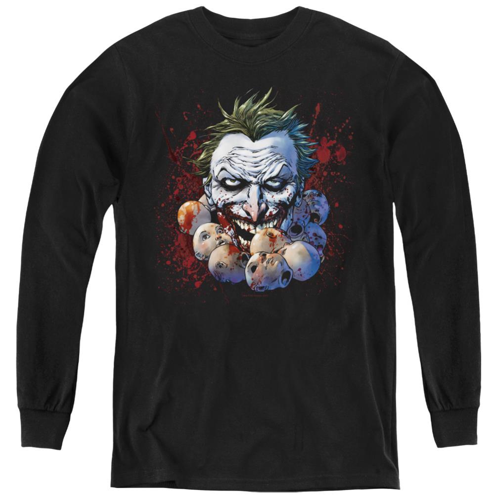 Justice League Of America Doll Heads Youth Long-Sleeve T-Shirt