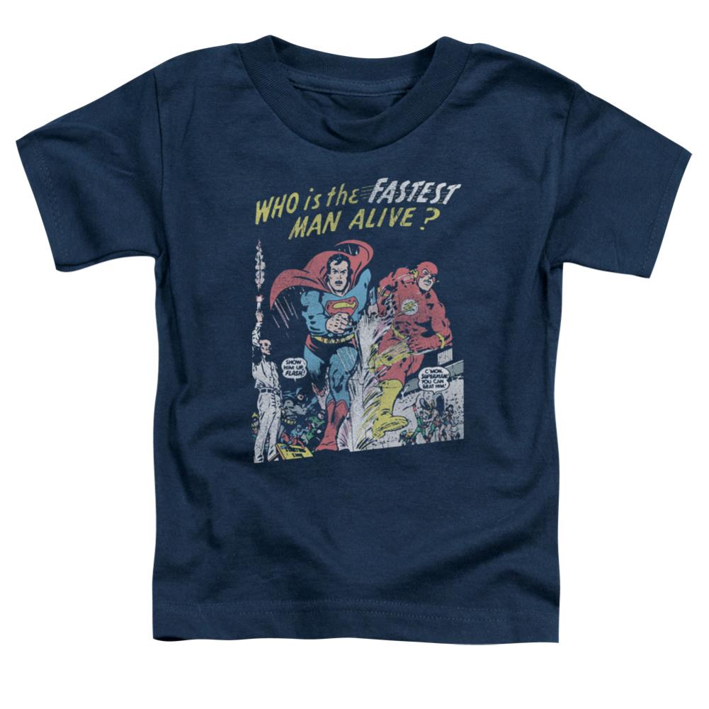 Justice League Of America Fastest Man Toddler 18/1 Cotton Short-Sleeve T-Shirt