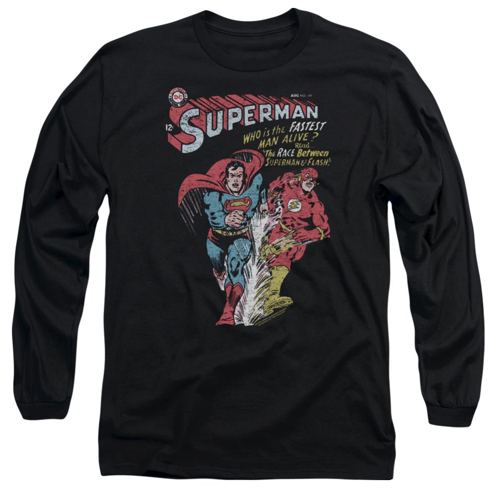 Justice League Of America Fastest Men's 18/1 Cotton Long-Sleeve T-Shirt