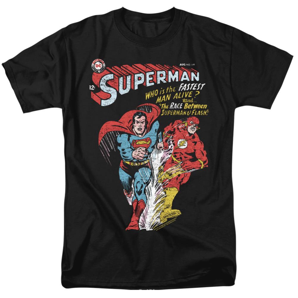 Justice League Of America Fastest Men's 18/1 Cotton Short-Sleeve T-Shirt