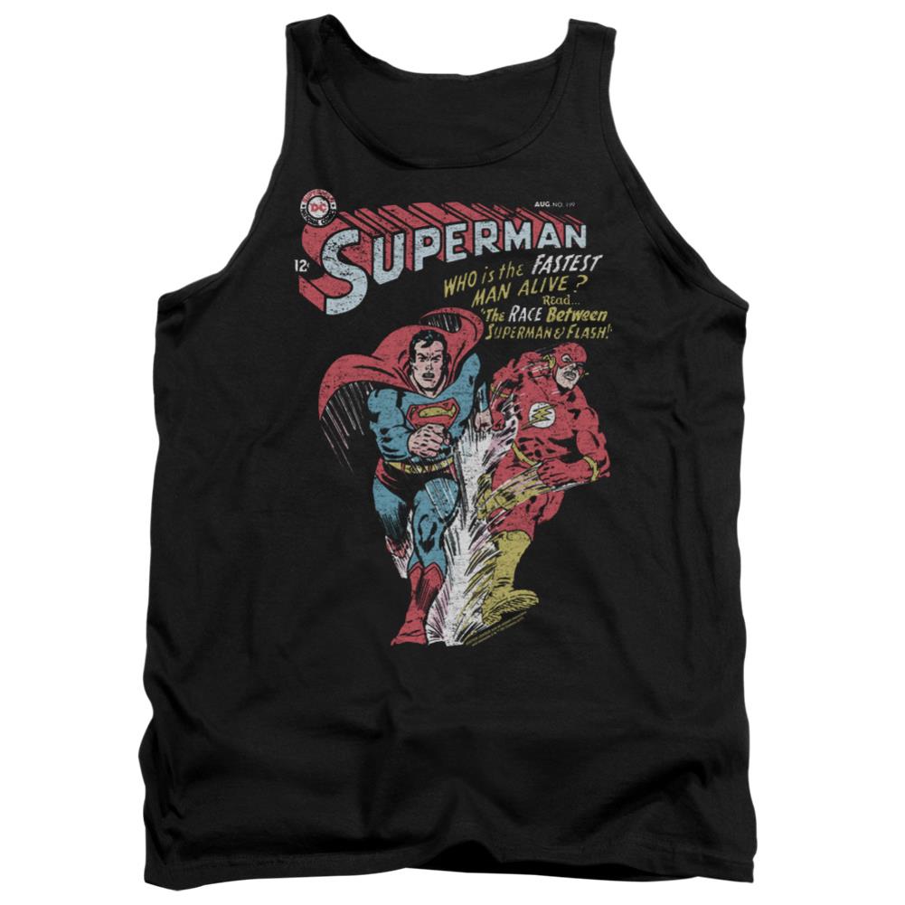 Justice League Of America Fastest Men's 18/1 Cotton Tank Top