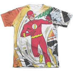 Justice League Of America Filmstrip Men's Regular Fit Poly Cotton Short-Sleeve T-Shirt