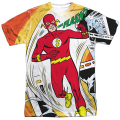 Justice League Of America Filmstrip Men's Regular Fit Polyester Short-Sleeve T-Shirt