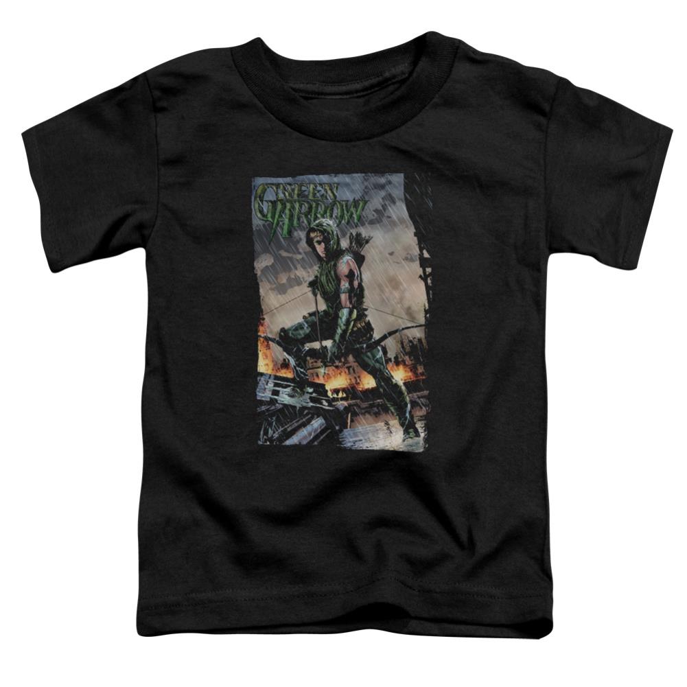 Justice League Of America Fire And Rain Toddler 18/1 Cotton Short-Sleeve T-Shirt