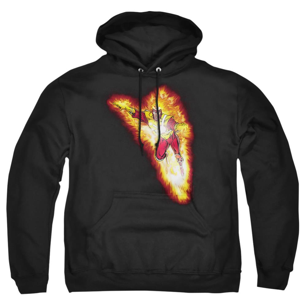 Justice League Of America Firestorm Blaze Men's Pull-Over 75 25 Poly Hoodie