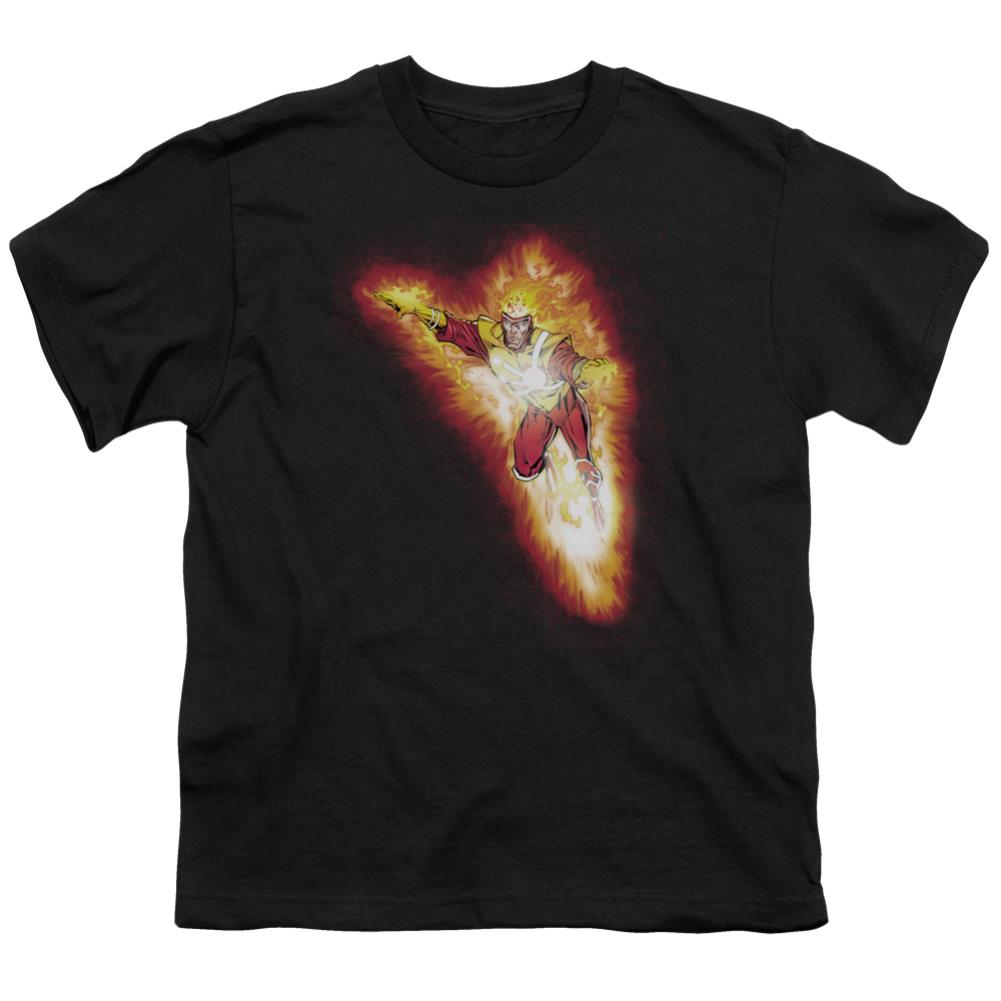 Justice League Of America Firestorm Blaze Youth 18/1 100% Cotton Short-Sleeve T-Shirt