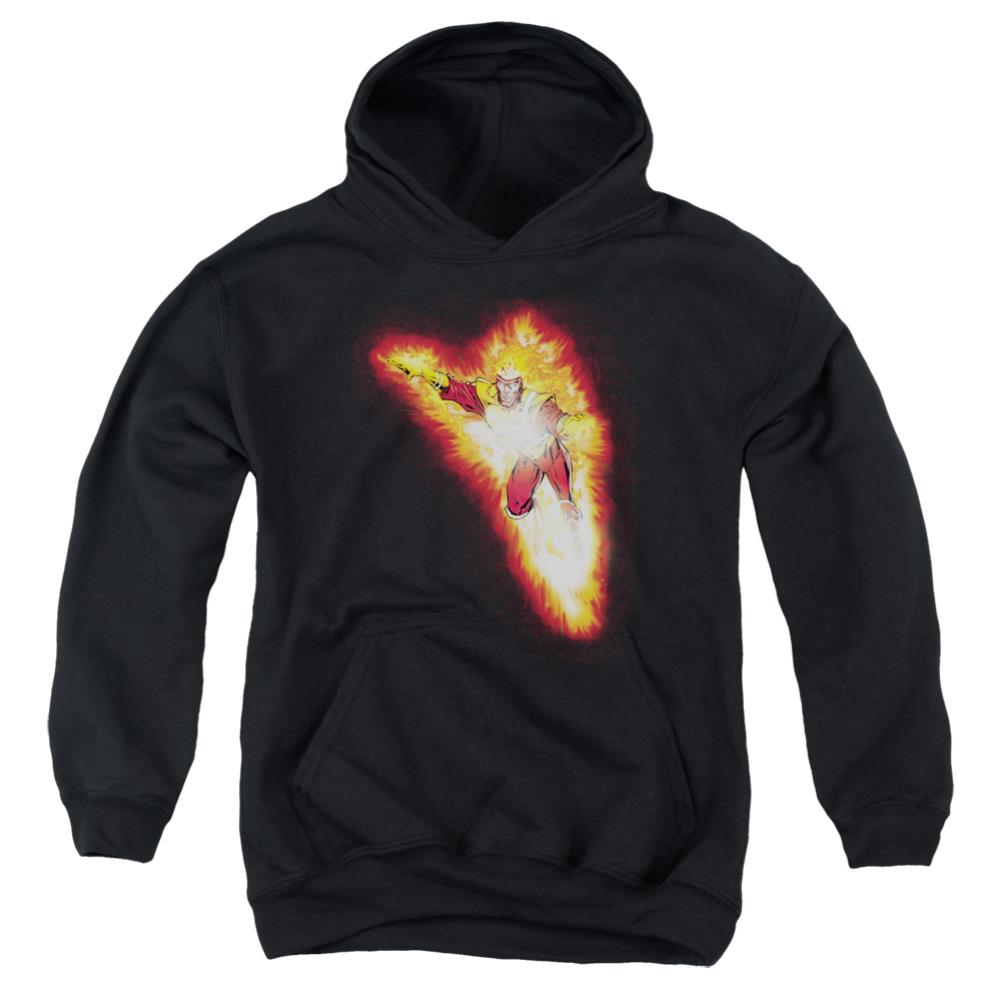 Justice League Of America Firestorm Blaze Youth Cotton Poly Pull-Over Hoodie
