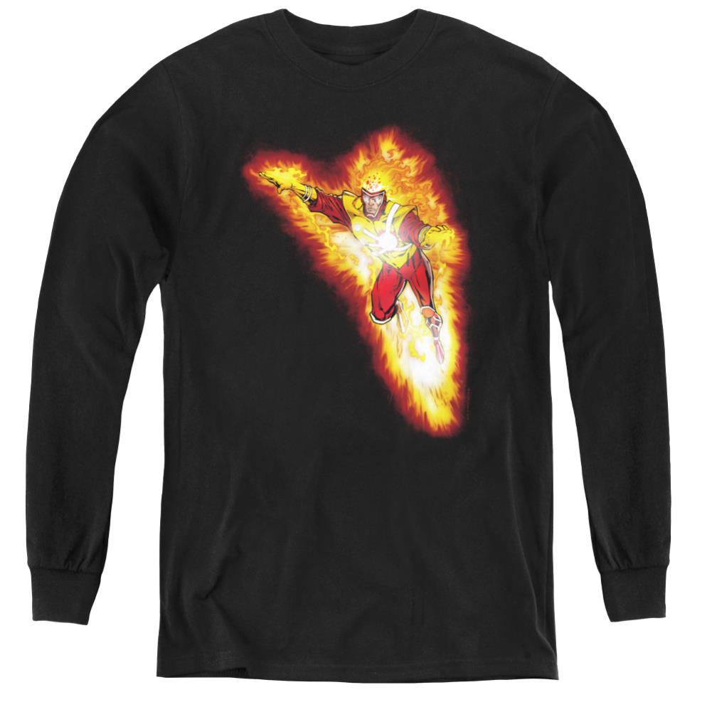 Justice League Of America Firestorm Blaze Youth Long-Sleeve T-Shirt