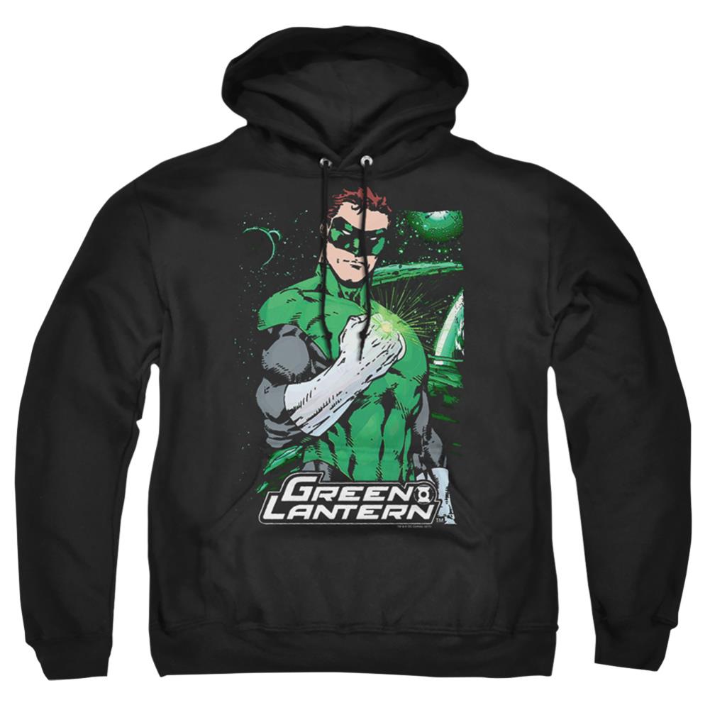 Justice League Of America Fist Flare Men's Pull-Over 75 25 Poly Hoodie