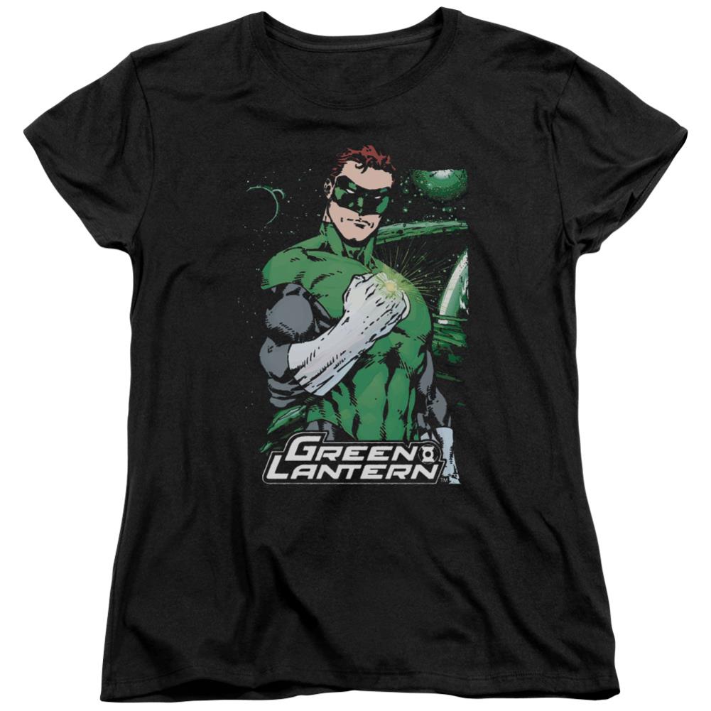 Justice League Of America Fist Flare Women's 18/1 Cotton Short-Sleeve T-Shirt