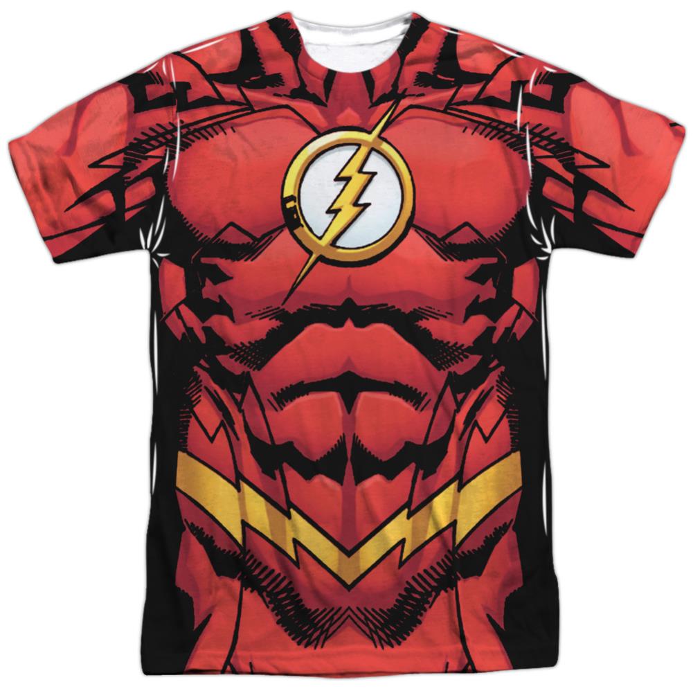 Justice League Of America Flash 52 Men's Regular Fit Polyester Short-Sleeve T-Shirt
