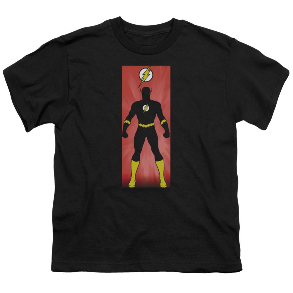 Justice League Of America Flash Block Youth 18/1 100% Cotton Short-Sleeve T-Shirt