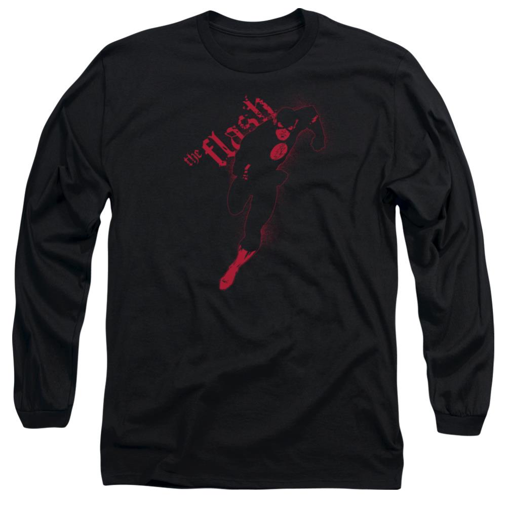 Justice League Of America Flash Darkness Men's 18/1 Cotton Long-Sleeve T-Shirt