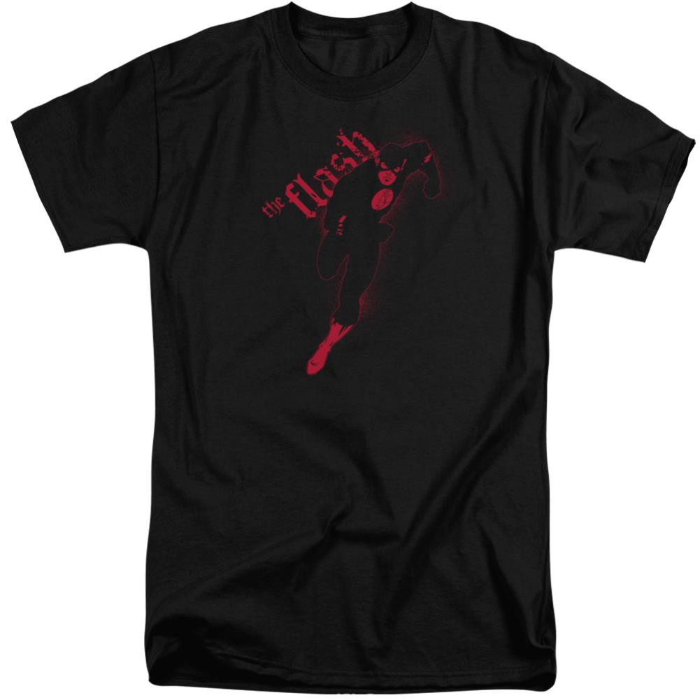 Justice League Of America Flash Darkness Men's 18/1 Tall Cotton Short-Sleeve T-Shirt