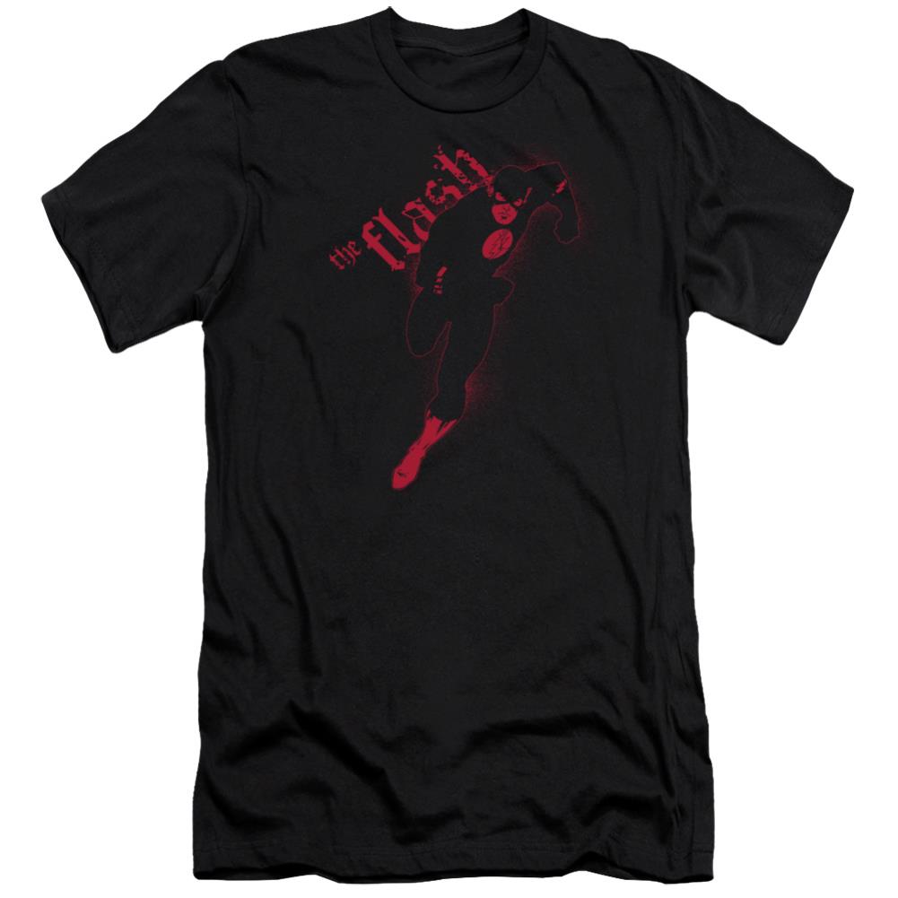 Justice League Of America Flash Darkness Men's Ultra-Soft 30/1 Cotton Slim Short-Sleeve T-Shirt