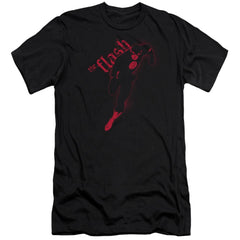 Justice League Of America Flash Darkness Men's Ultra-Soft 30/1 Cotton Slim Short-Sleeve T-Shirt
