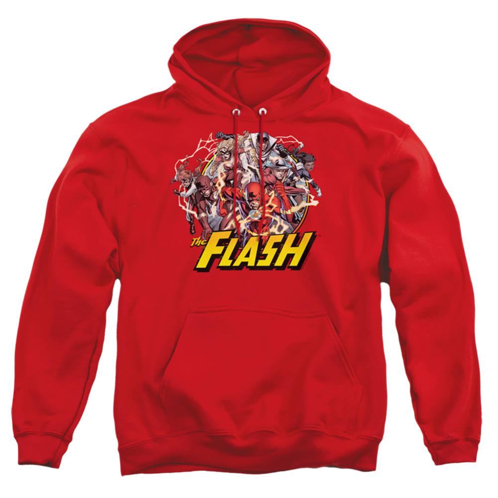 Justice League Of America Flash Family Men's Pull-Over 75 25 Poly Hoodie