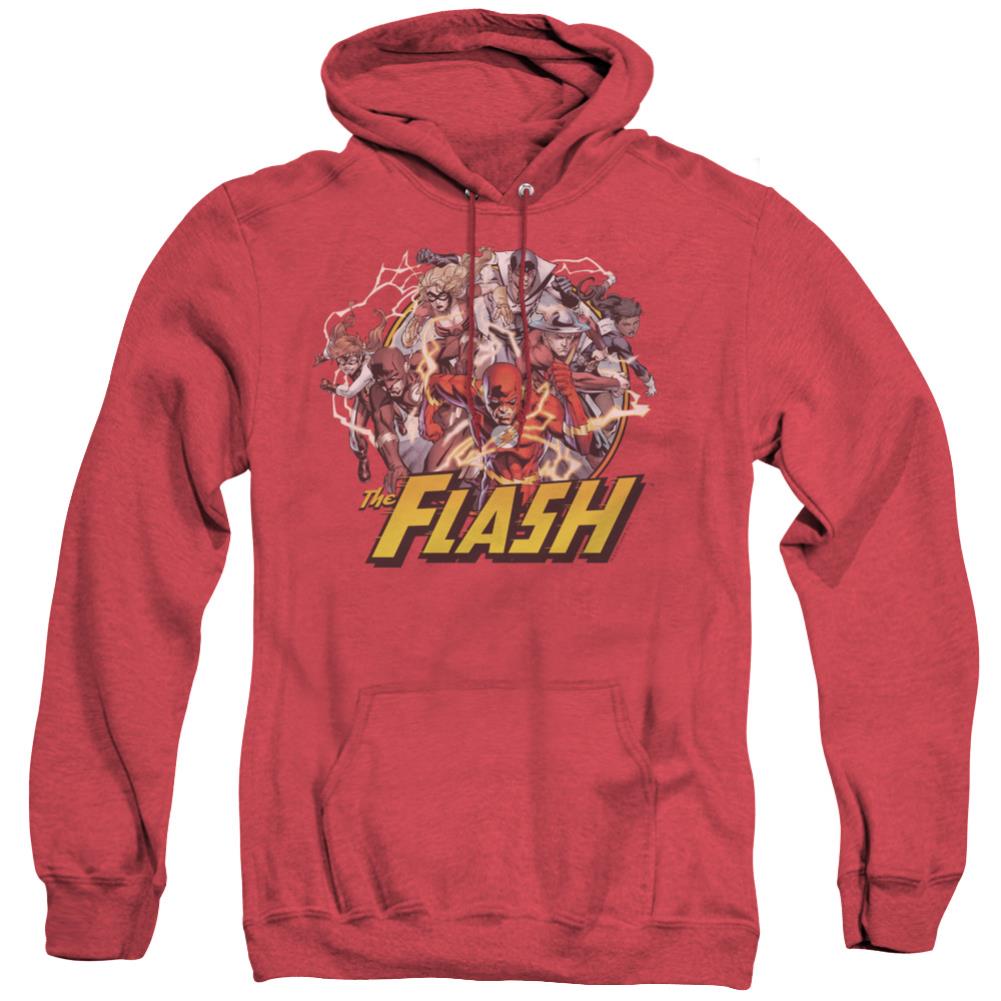 Justice League Of America Flash Family Men's Pull-Over Hoodie