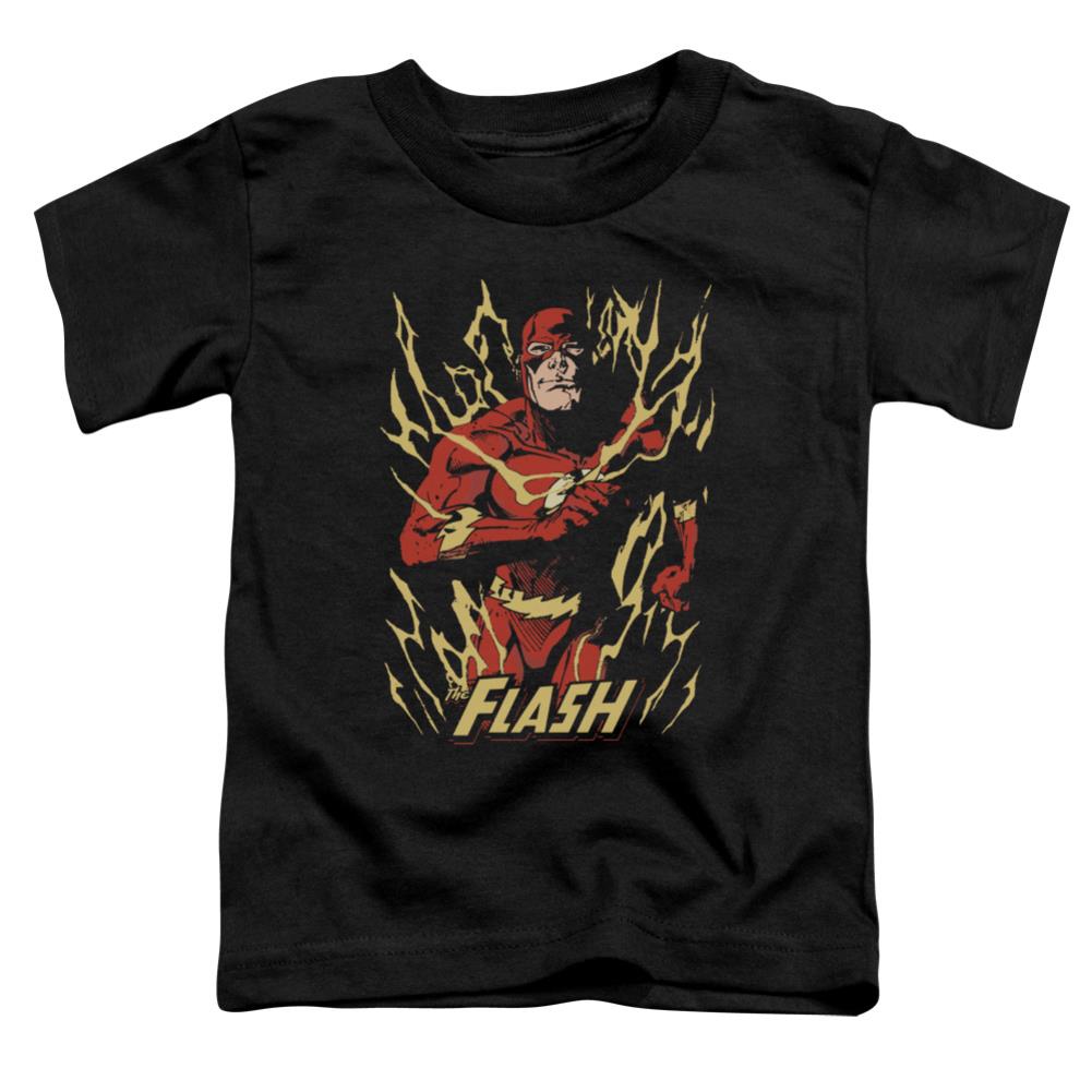 Justice League Of America Flash Flare Toddler 18/1 Cotton Short-Sleeve T-Shirt